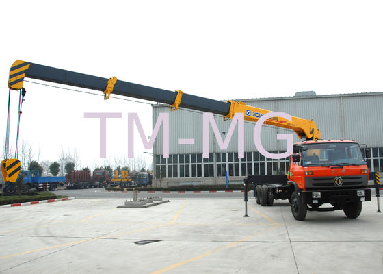 Hydraulische 12 Tonne Fracht Lastwagen-Brachte Kran mit Teleskopausleger an